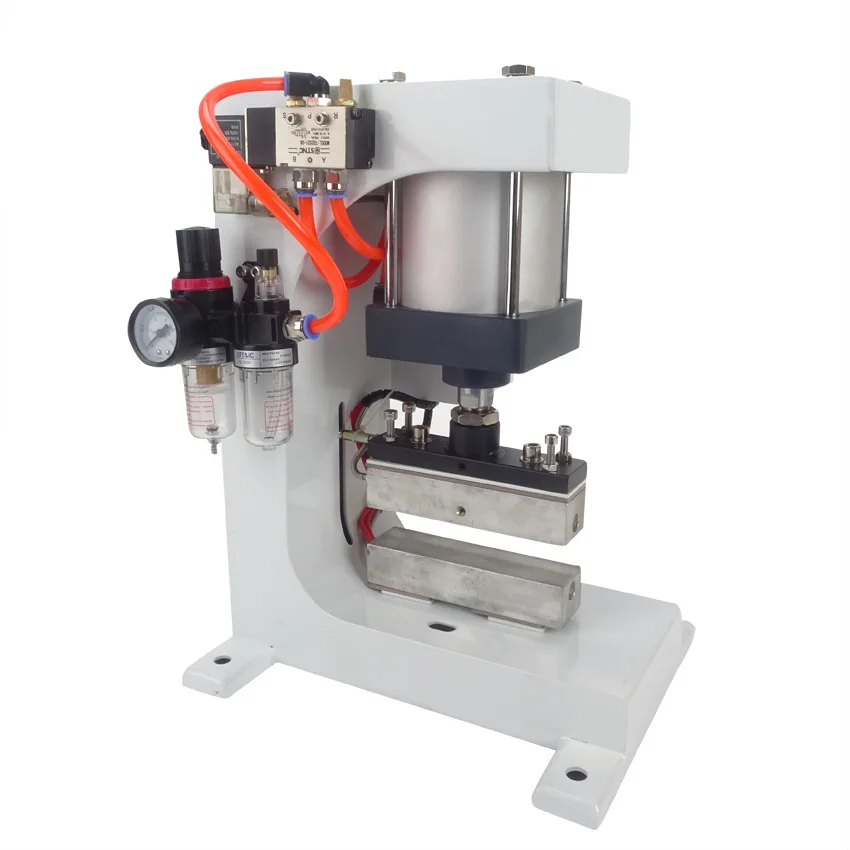 

Pneumatic Hot Foil Stamping Machine Leather Logo Creasing Machine Pressure Words Machine Shoelace Flattening Machine ZY-819G