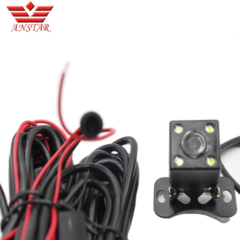 ANSTAR Мини Автомобильное зеркало заднего вида с Камера навигации Реверсивные огни