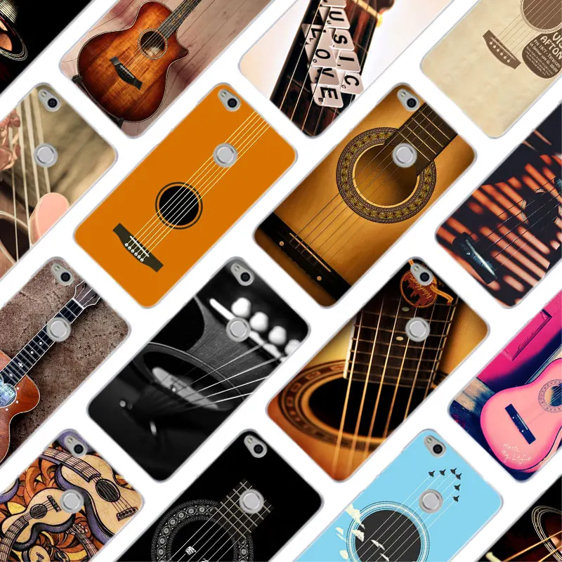 MLLSE I Love Guitar модный жесткий чехол для Huawei NOVA 3 3i 4 Honor V20 8X 8A 7A Pro 7X 7C 7S 8 9 10 Lite Play