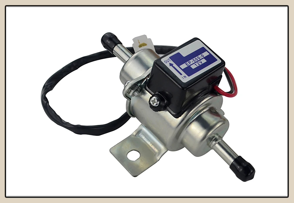 LZONE- 12V Electric fuel pump EP-500-0 035000-0460 12585-52030 diesel gasoline pertrol case For Kubota Yanmar Cub Cadet Engine