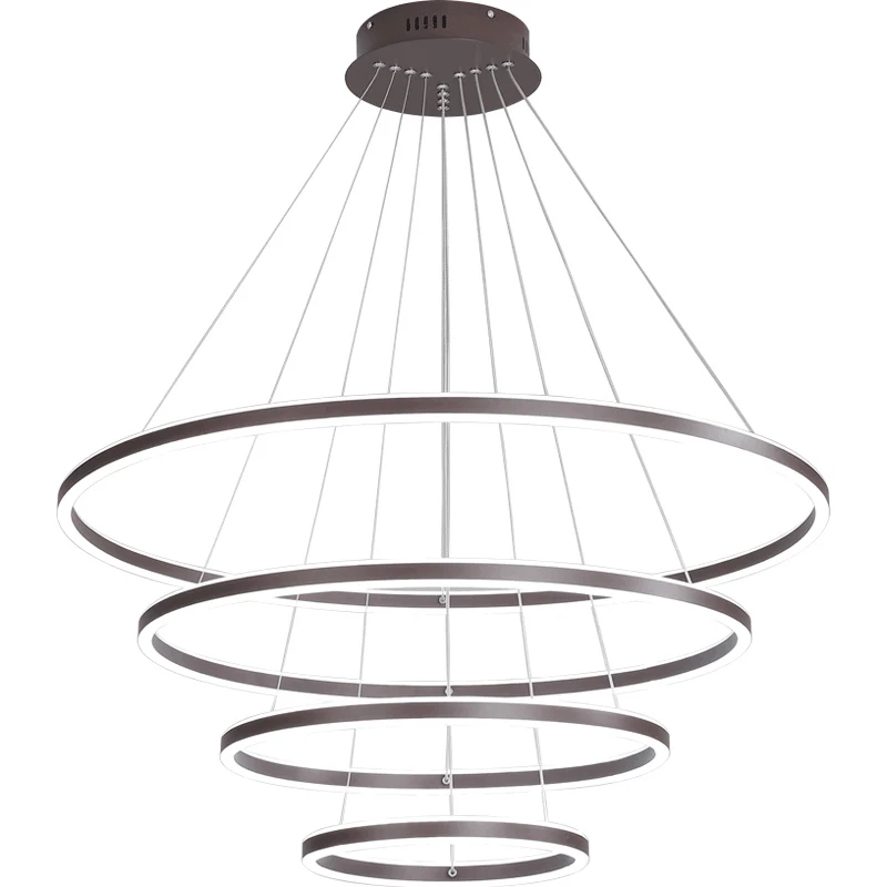 

Creative Circle Ring LED Pendant Lights For Living Room Dining Room Modern Hanging Pendant Lamp luminaire suspendu AC100-265V