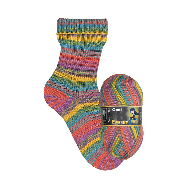 1*100g ball Opal Energy Sock Yarn 75% wool, 25% polyamide/ Nylon Winter 4 ply socks knitting yarn