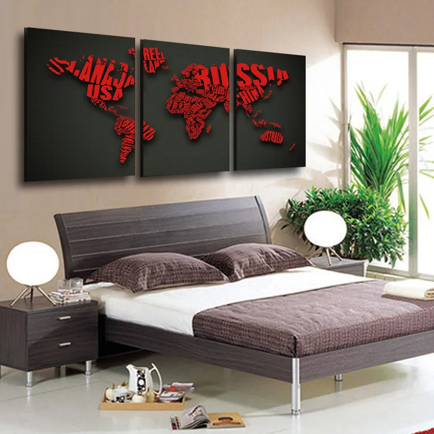 3 шт. декоративные картины на холсте HD | Дом и сад