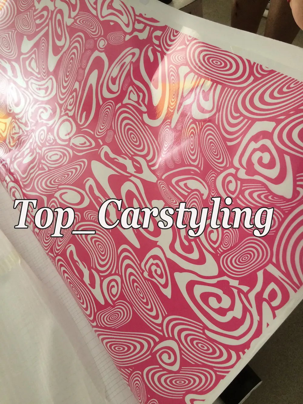 Виниловая оберточная бумага для автомобиля с воздушными пузырьками Размер 1 52x10/20