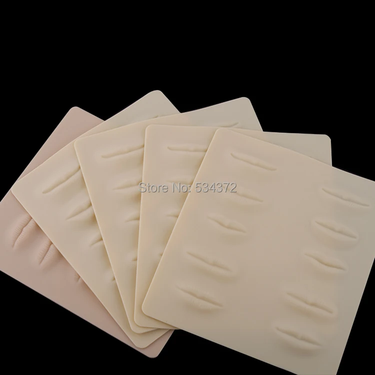 3D силиконовая кожа для татуировок/Перманентный макияж бровей губ тренировочная