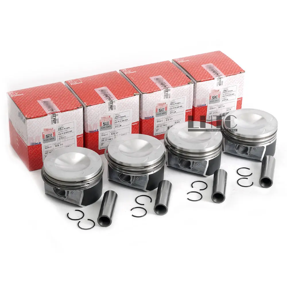 4x поршни и Кольца двигателя 20 мм/82 5 мм для VW GLI GTI Passat EOS Audi A3 A4 A6 2 0 TFSI EA113 BPY BWA BPG BWT