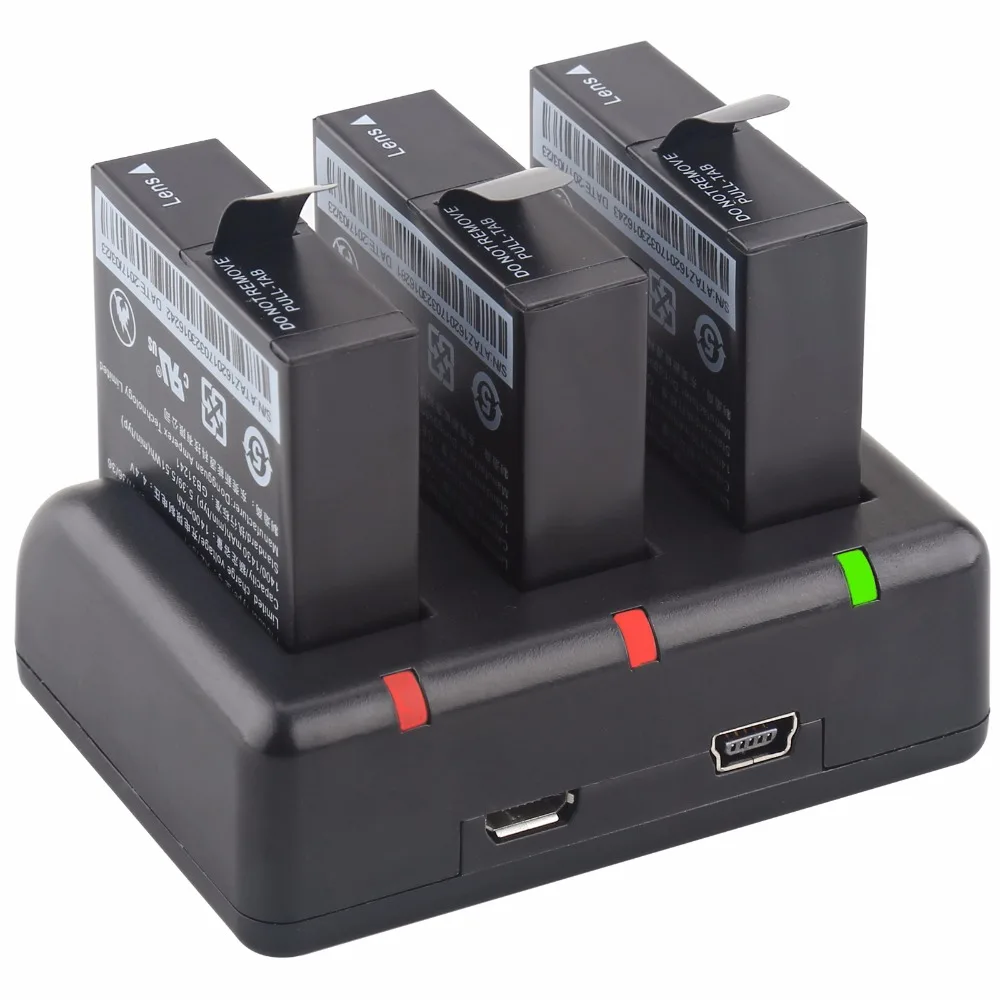 Новый 3 канальный блок питания с USB зарядное устройство + шт. AZ16 1 запасная батарея