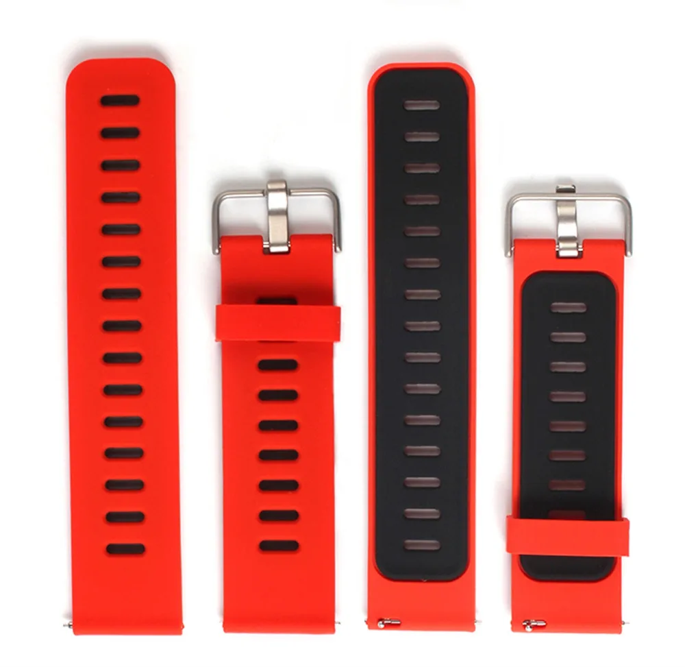 Сменный силиконовый браслет для наручных часов для Xiaomi Huami AMAZFIT ремешок 22 см унисекс Ремешки для наручных часов спортивные Смарт-часы
