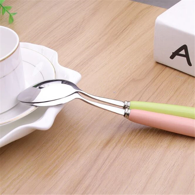 Портативный набор столовых приборов из нержавеющей стали 3 шт. для детей пикника