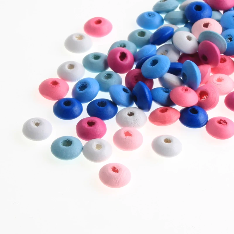 100 шт. деревянные бусины погремушки 12 х6 мм|beads for jewelry making|wooden beadscolored wooden beads |