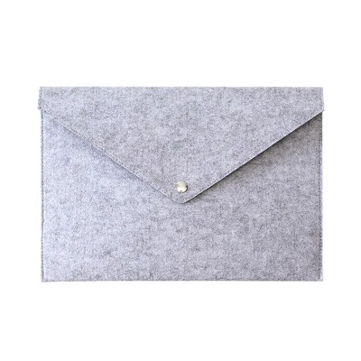 Light Gray Корея A4 химический фетр папка для файлов прочный Портфель Сумка для документов бумажная папка для файлов для школы офисные канцелярские принадлежности - Цвет: Light Gray