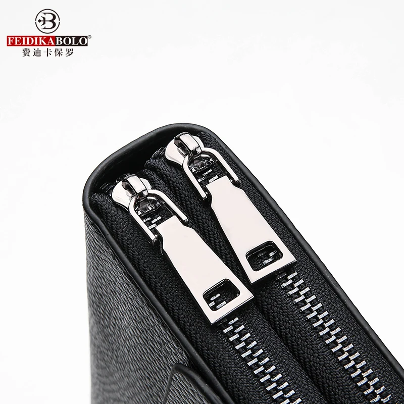 Feidikabolo двухслойный мужской клатч из натуральной кожи хорошего качества летняя