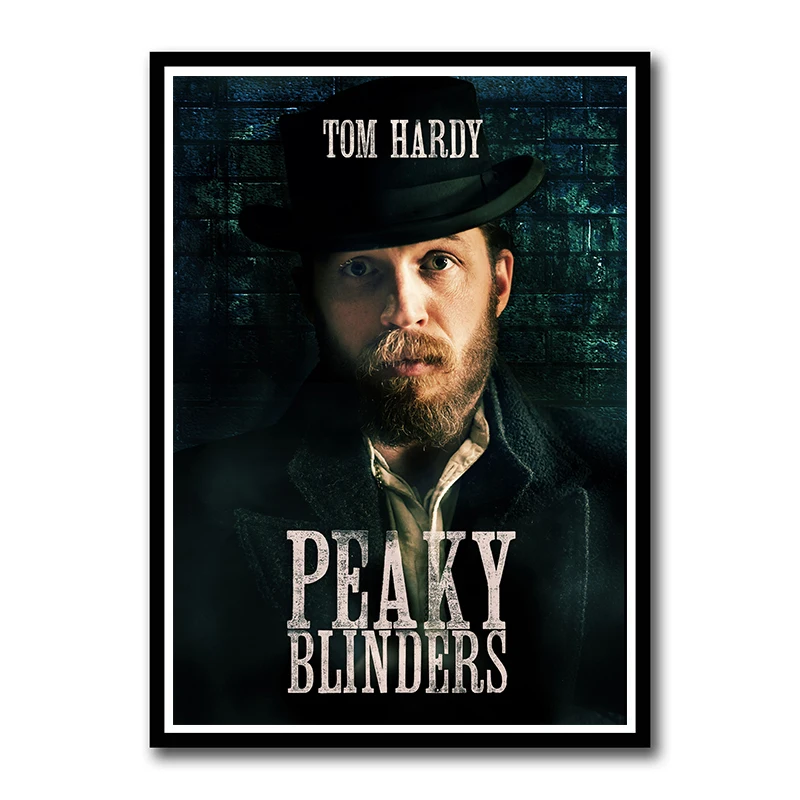 Movie TV Peaky Blinders White Coated Paper Posters Wall Decor Painting for Living Room Home Decoration Frameless