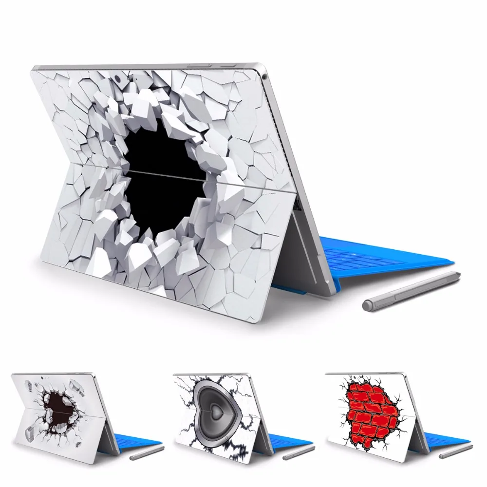 GOOYIYO для Micro Surface Pro 4 5 виниловая задняя большая наклейка планшет Наклейка 3D эффект