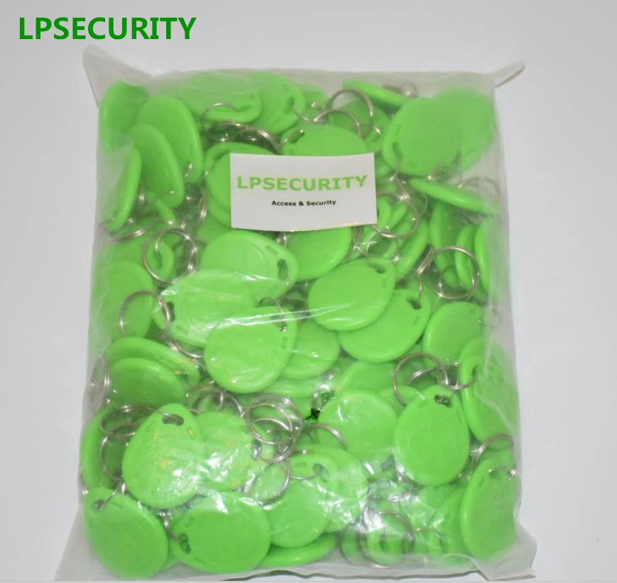 

100pcs 125Khz Keychains RFID Proximity ID Card Token Tags Key Fobs for access control(can't be copied and written)