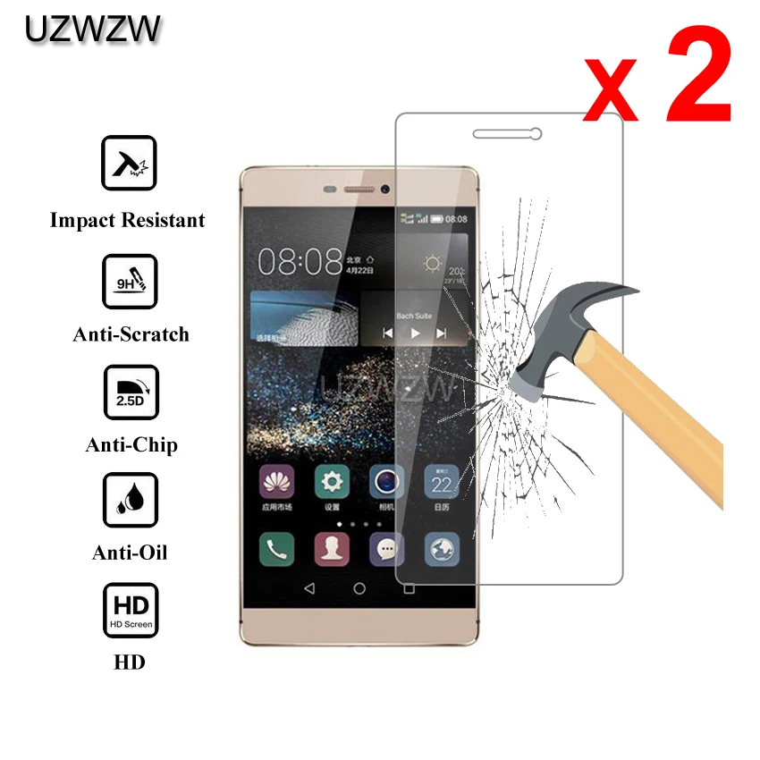 2 шт для huawei P8 Premium 2.5D 0,26 мм Закаленное стекло протектор экрана для huawei P8 защитное стекло