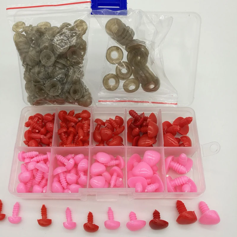 130 шт./пакет треугольный нос (с шайбами) Diy треугольная кукла игрушка для Мишки