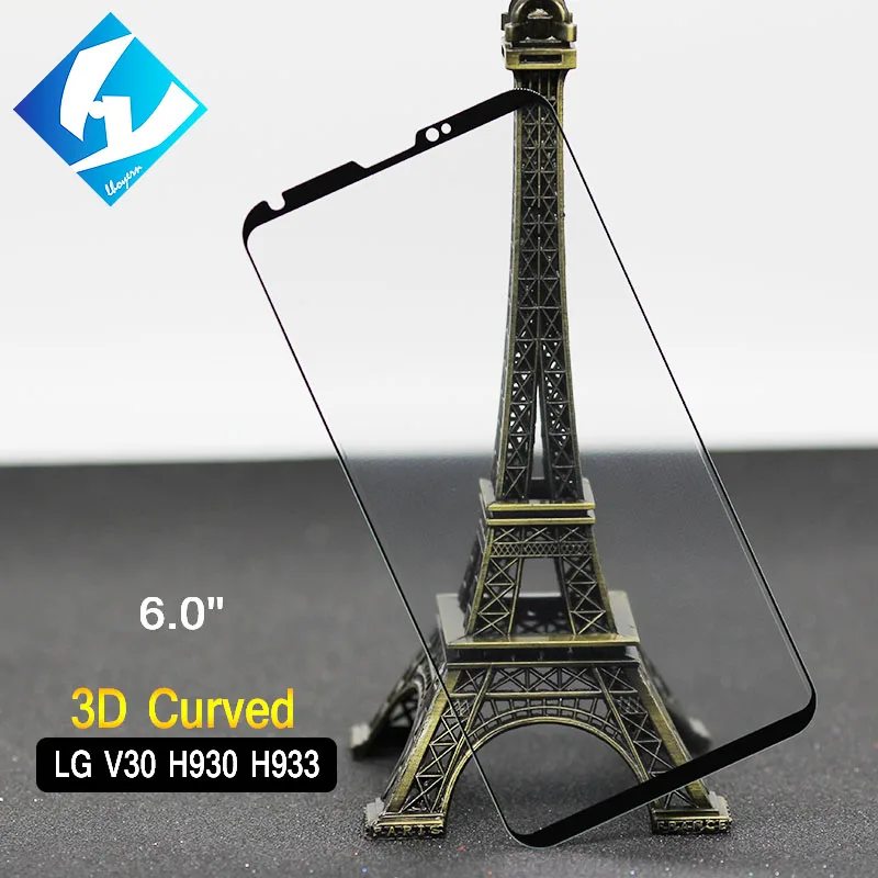 2 шт./лот 3D изогнутые для LG V30 G7 ThinQ полный охват с уровнем твердости 9 H Экран