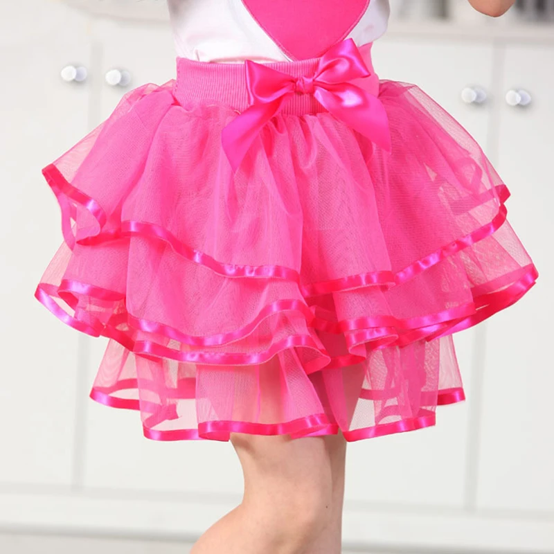 Женские детские юбки пышная юбка пачка для маленьких девочек элегантная детская