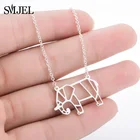 Ожерелье SMJEL со слоном на удачу, яркие ожерелья для женщин, украшения в виде животных для влюбленных, подарок для мамы