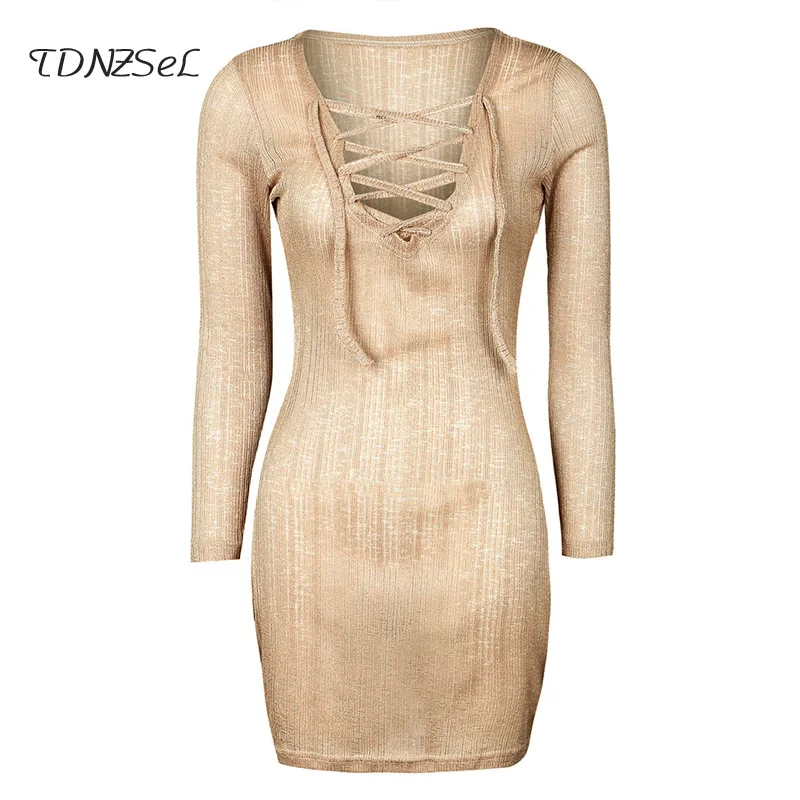 Женское облегающее сексуальное мини платье прозрачное кружевное Бандажное с v