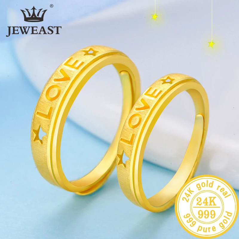 QA 24K чистое золото кольцо Настоящее AU 999 твердые золотые кольца элегантные
