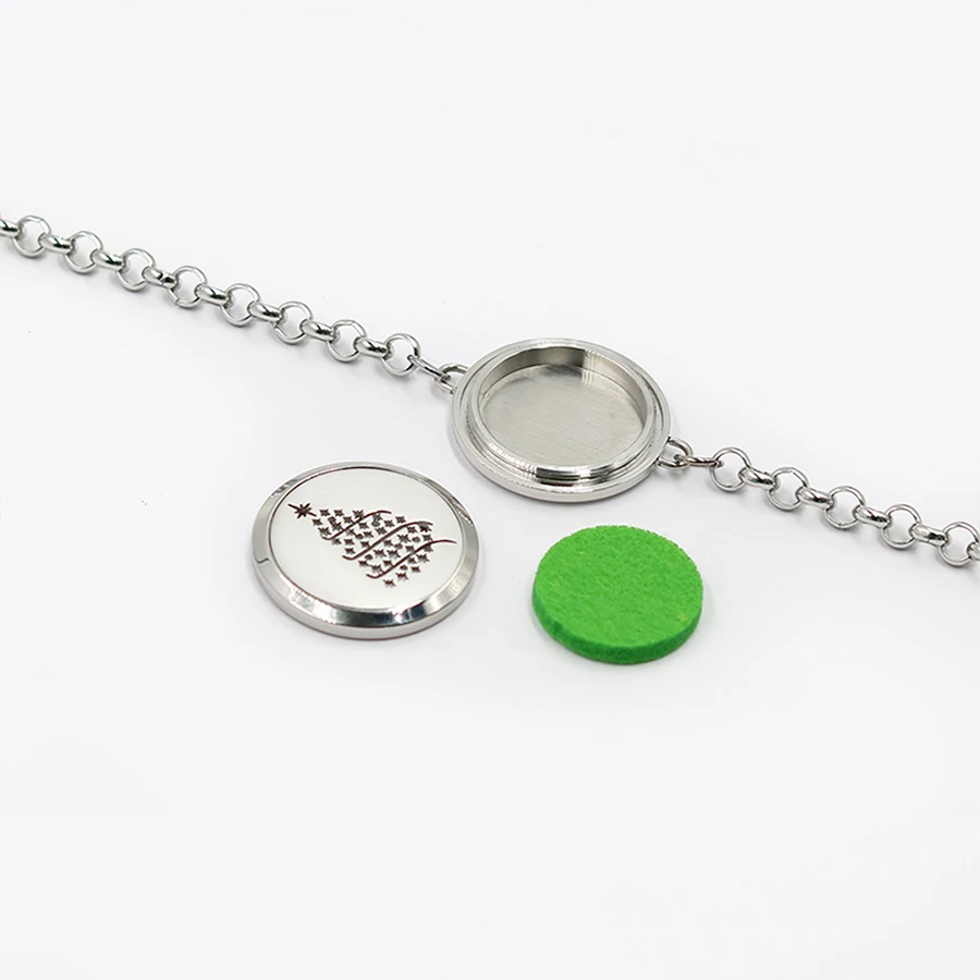 Рассеиватель эфирных масел из нержавеющей стали 316L для ароматерапии 30 мм|bracelets