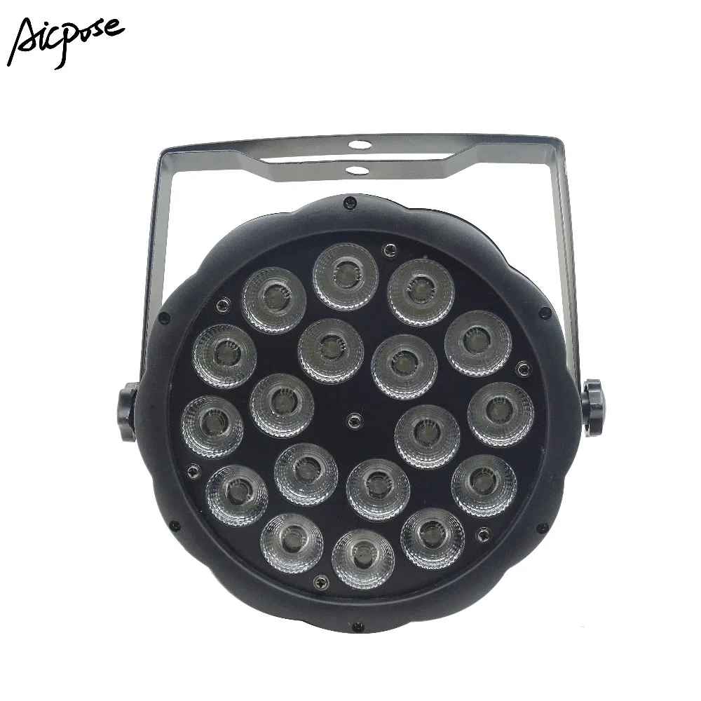 18x10 Вт большой объектив RGBW 4в1 Led Par свет 18*10 с DMX512 управлением диско освещение сцены
