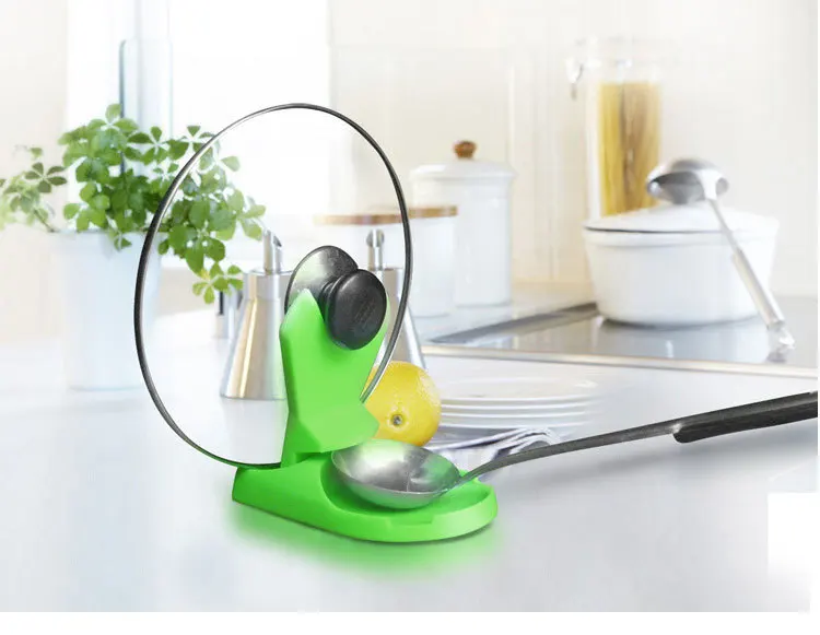 Пластиковая подставка для сковороды 1 шт.|spoon stand|holder potlid stand |