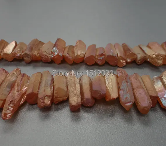 63 шт./нитка подвеска из натурального мистического титанового кварцевого