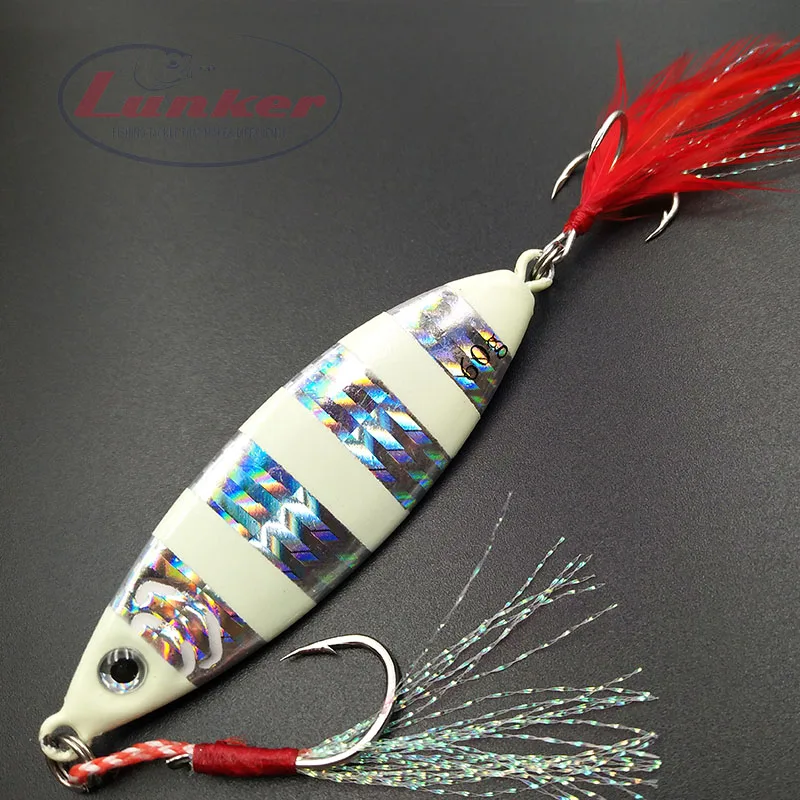 Lunker slow Jig 60 г 80 100 120 150 универсальная светящаяся темно синяя рыболовная