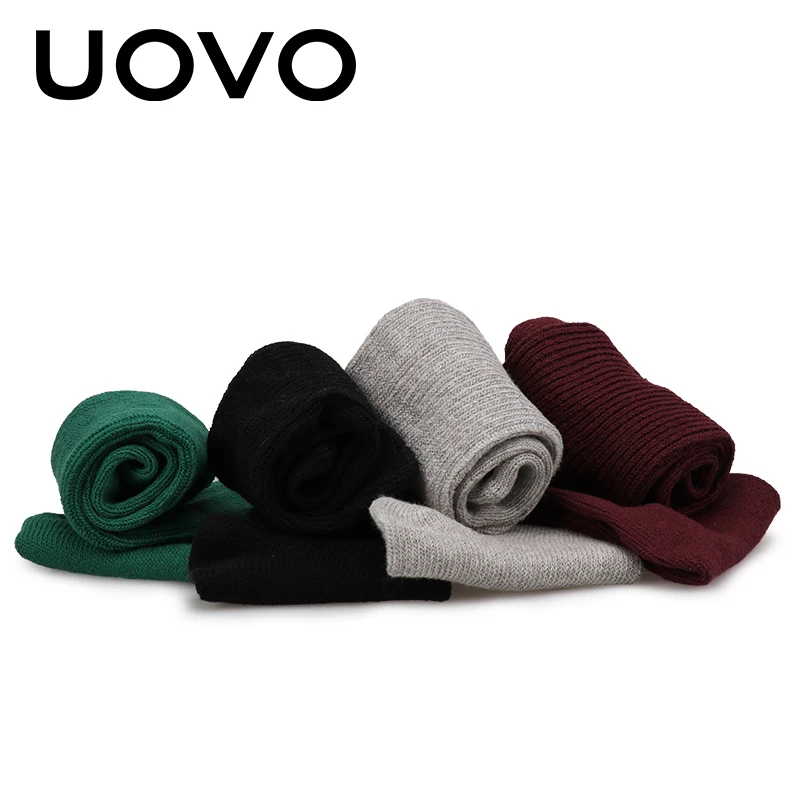 UOVO/4 пара/лот; коллекция года; модная детская одежда для девочек; однотонные классические леггинсы для девочек старше 10 лет; для крупных детей
