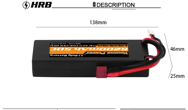 YOUME 7,4 V 6200mAh Lipo батарея 2s lipo 50C с штекером Deans XT60 XT90 trx разъем для Traxxas 1:8 1:10 RC автомобиль грузовик вертолет