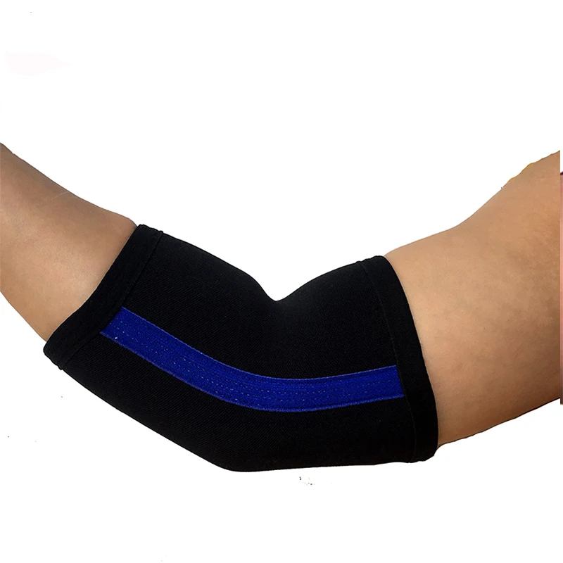 Бандаж для поддержки локтя 5 мм неопреновый рукав тяжелой атлетики кроссфита