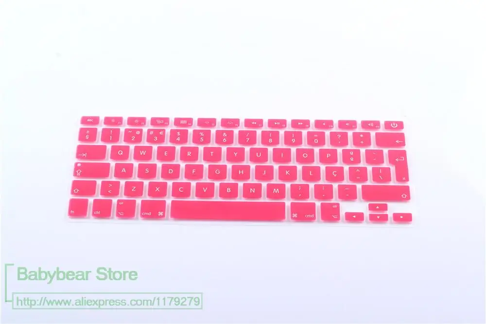 Португальский силиконовый чехол для клавиатуры Macbook Air 13 3 Защита pro 15 Retina G6