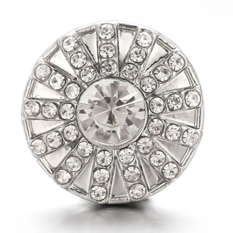 Круглые Солнцезащитные с украшением в виде цветов кнопки со стразами Подвески Fit