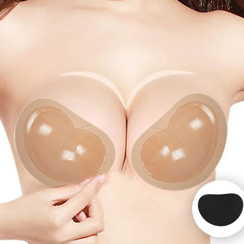 

Best Selling Bikini Push Up Padded Swimsuit Bikini Small Bust Thicker Breathable Sponge Bra Pad Invisible Paste Padding New#E