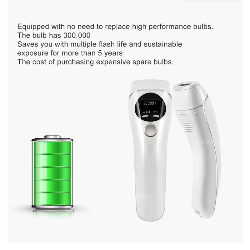 IPL лазерная машина для перманентного удаления волос ЖК экран безболезненный