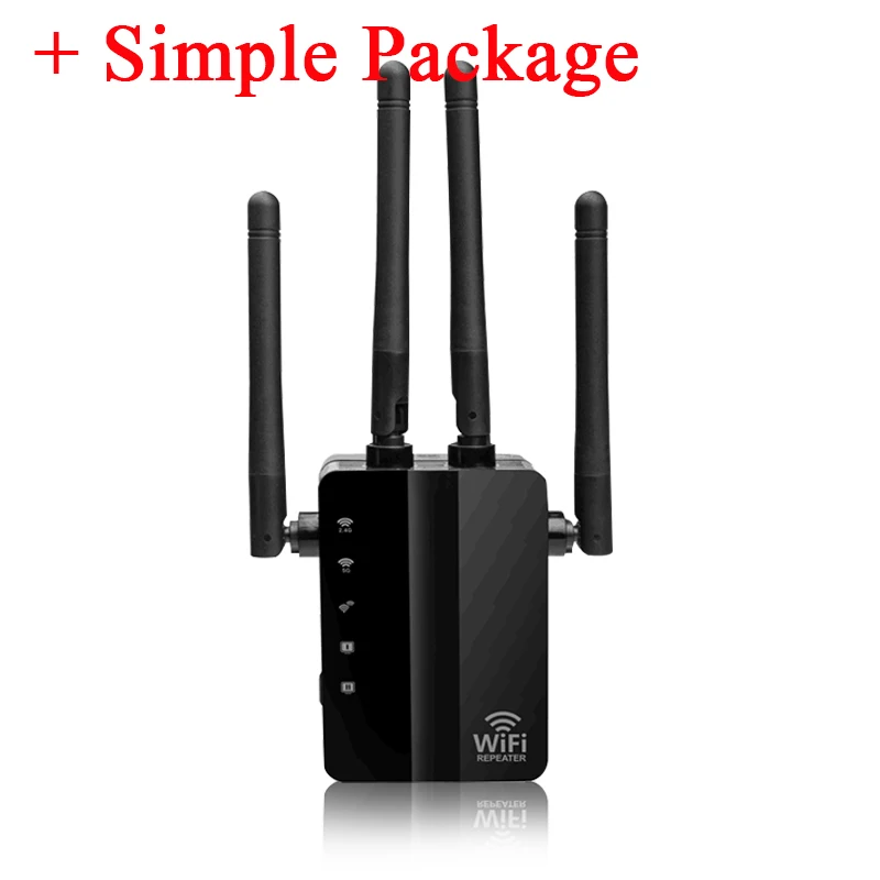 No Box Беспроводной Wi-Fi ретранслятор AC1200M усилитель сигнала Wifi усилитель IEEE802.11ac WiFi удлинитель LAN WAN WPS Repetidor точка доступа - Цвет: No Box