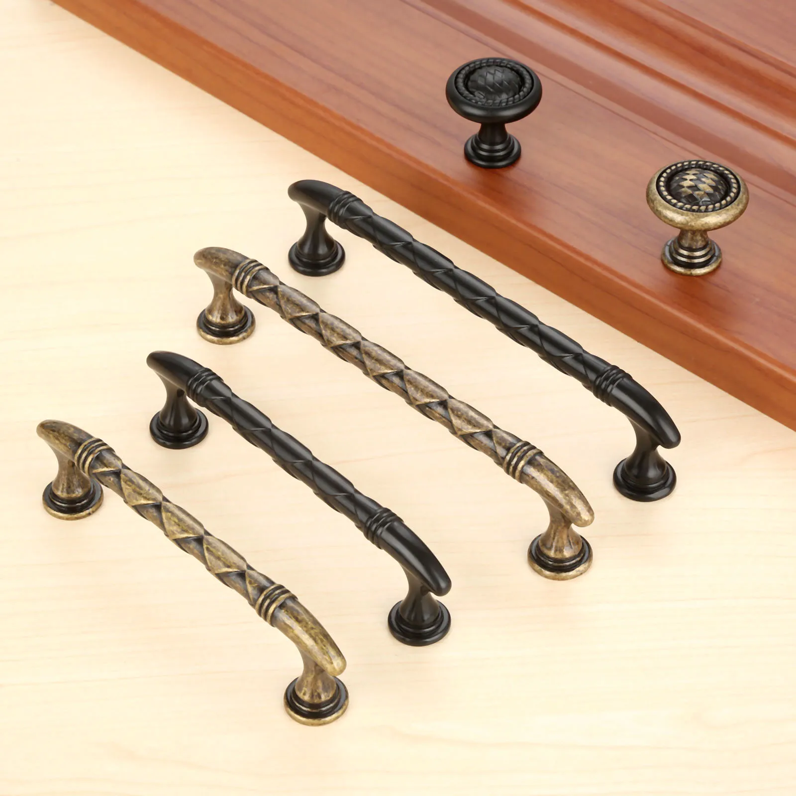 Ручки и ручки для шкафа DRELD 1 шт. мебели в европейском стиле кухонные |