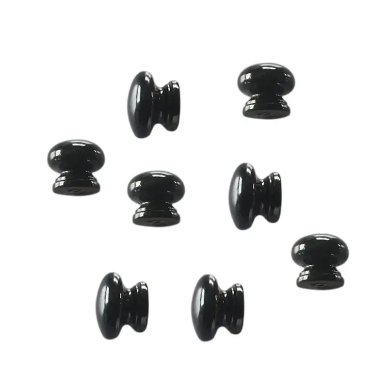 Кухонный шкаф деревянный кнопочный захват ручка черный 20*24*20 мм 25 шт|Ручки шкафа| |