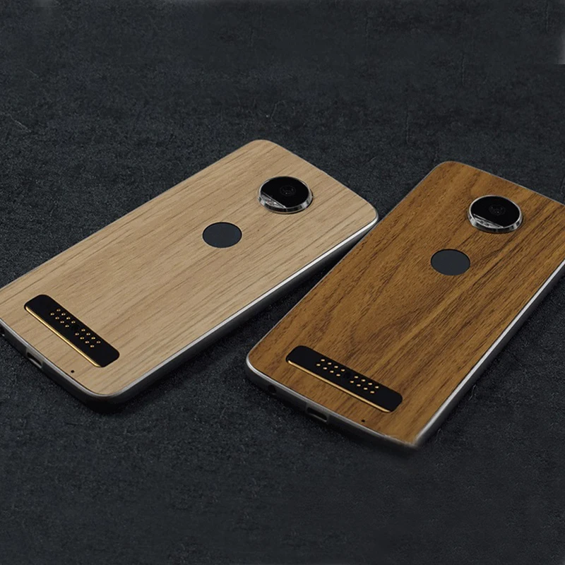 Wood Grain Back Sticker Film Protective Phone Wrap Skins Paste Membrane for Moto Z/Moto Play |