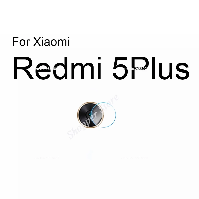 For Redmi 5 Plus 2 шт. объектив камеры из закаленного стекла для Xiaomi Mi A3 9 T Mi 8 SE A2 Lite Mi 6X 5X A1 6 для Redmi Note 7 6Pro 7A Mix2 2S 3 Max2 3 Pro - Цвет: For Redmi 5 Plus