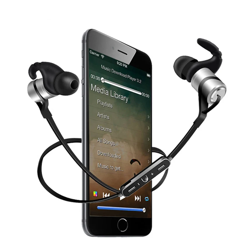 Buy New CD9 sports earphones bluetooth earphone for phone stereo wireless headphone with microphone mic headset