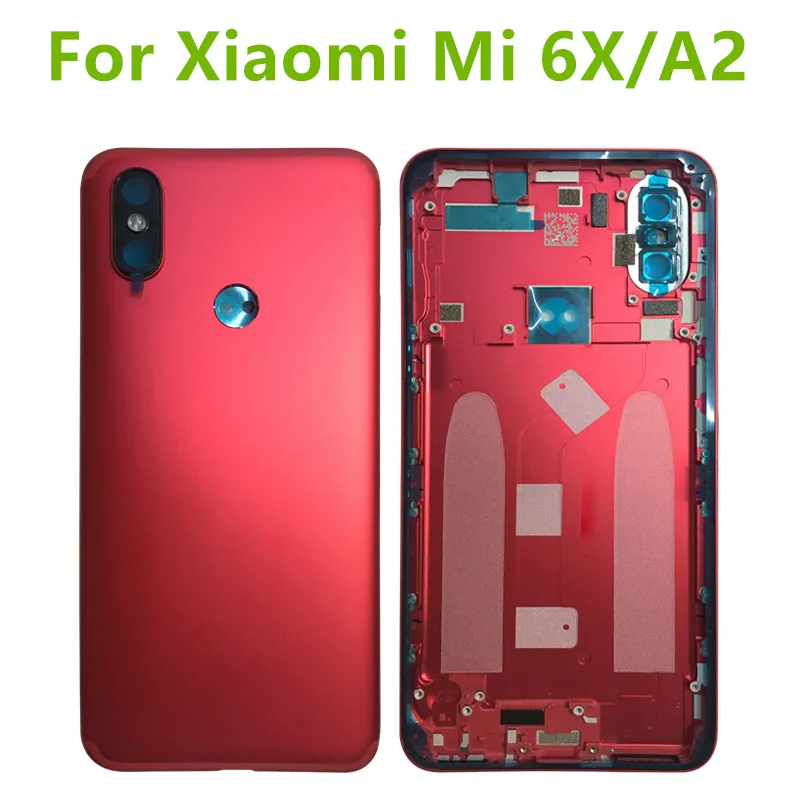 Чехол для Xiaomi A2 MiA2 MA2 Mi6X Mi 6X чехол задней панели телефона без боковых кнопок |