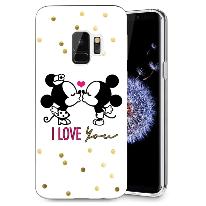 Для Samsung Galaxy S9 S8 Plus J7 J5 J3 S7 edge Note 8 J530F A3 A5 2017 TPU цветной мягкий чехол с рисунком Микки