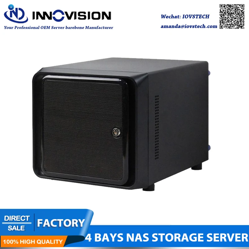 Цена по прейскуранту завода Mini-ITX Hot Swap 4 отсека NAS Cloud Storege IPFS сервер