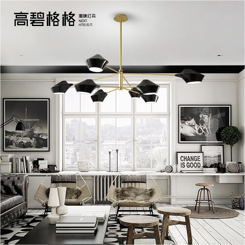 Современные светодиодные подвесные светильники скандинавские акриловые ветви