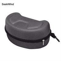 portable eva ski goggle glasses protector case snowboard skiing goggles carrying case zipper hard box holderwithout goggles