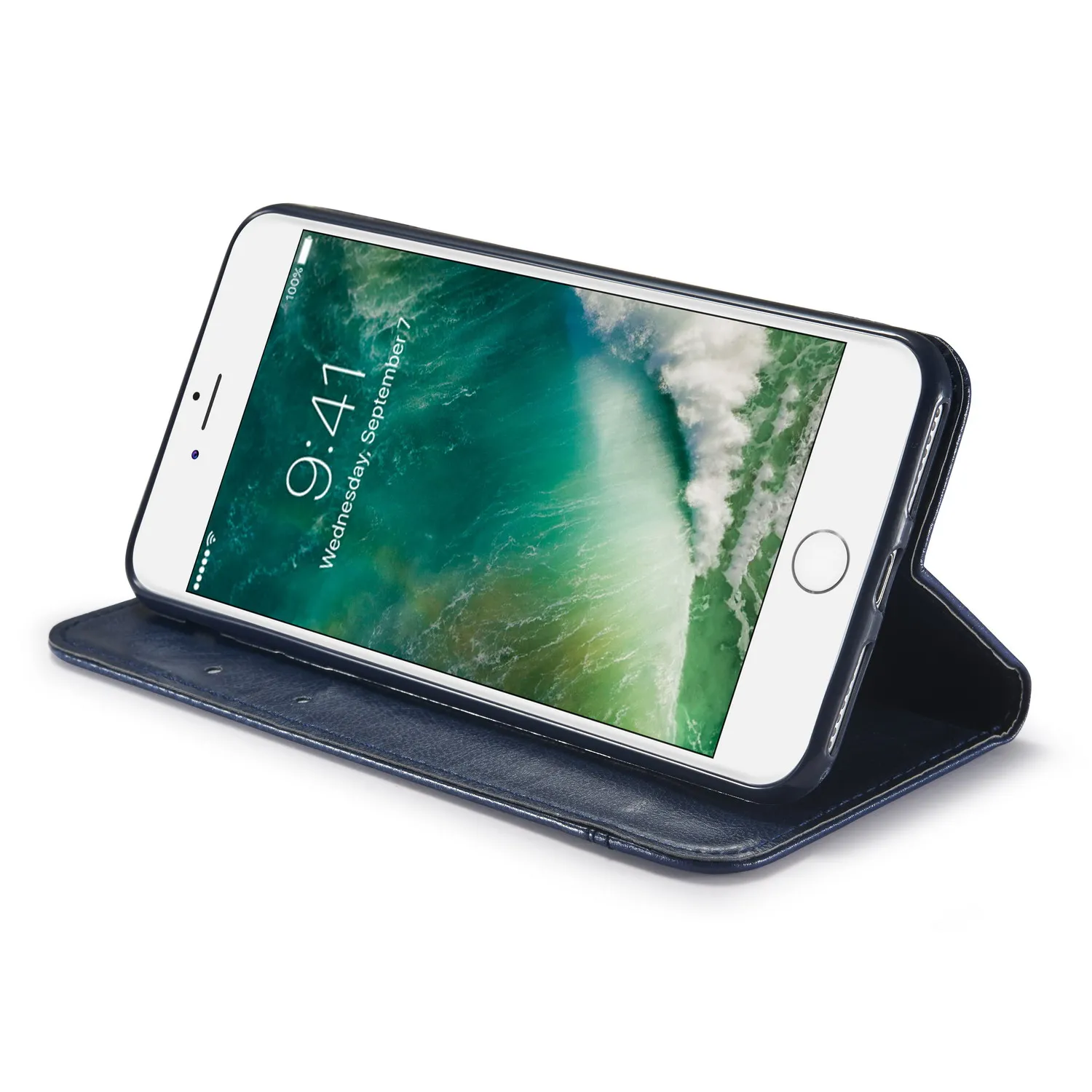 X Level Роскошный PU кошелек кожаный флип чехол для телефона iphone 7 plus подставка 5